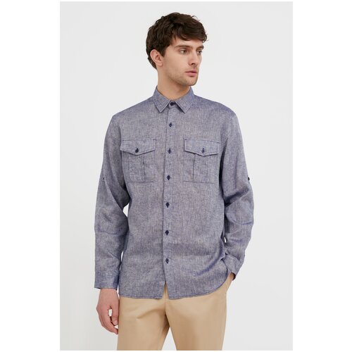 фото Рубашка finn flare размер 3xl синий (101)