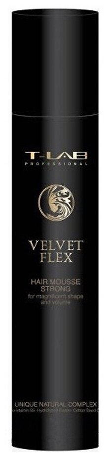 Мусс профессиональный сильной фиксации. VELVET FLEX Hair Mousse Strong 300 ml