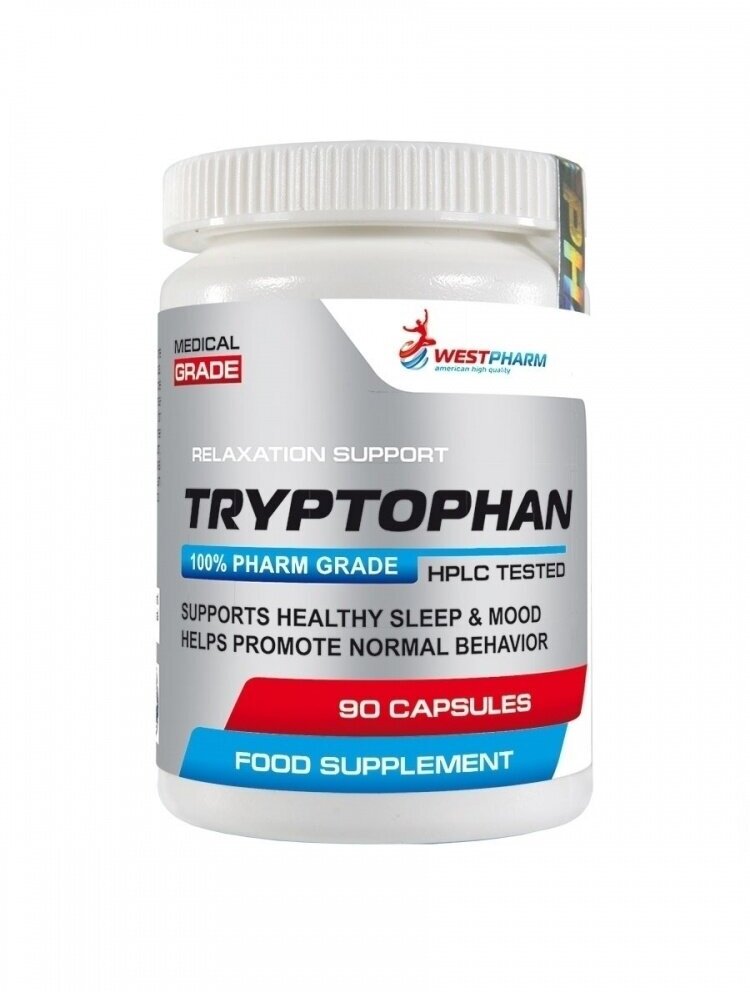 WestPharm Tryptophan 250 мг 90 капс (WestPharm)