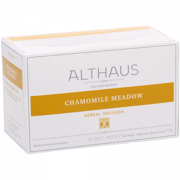 Чайный напиток травяной Althaus Chamomile Meadow в пакетиках, 1 уп. — фото 1