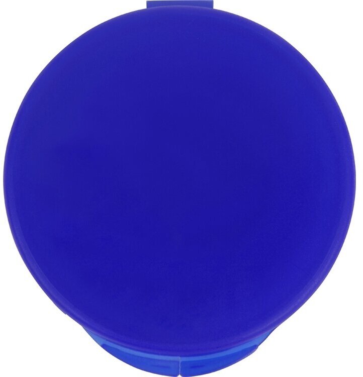 Силиконовая трубочка Fresh в пластиковом кейсе, синий - фотография № 5