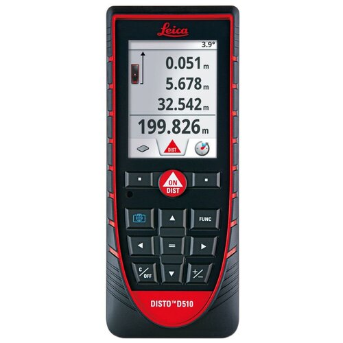 лазерный дальномер leica disto d510 touch со штативом tri70 и адаптером fta 360 Лазерный дальномер Leica Geosystems DISTO D510, 200 м