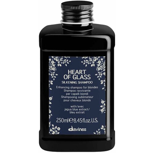 DAVINES Шампунь для поддержания цвета оттенков блонд Heart of Glass Silkening Shampoo