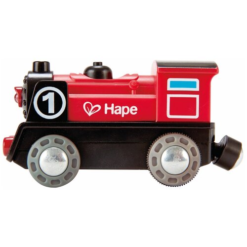 Hape Локомотив, E3703, черный паровоз hape e3703 hp