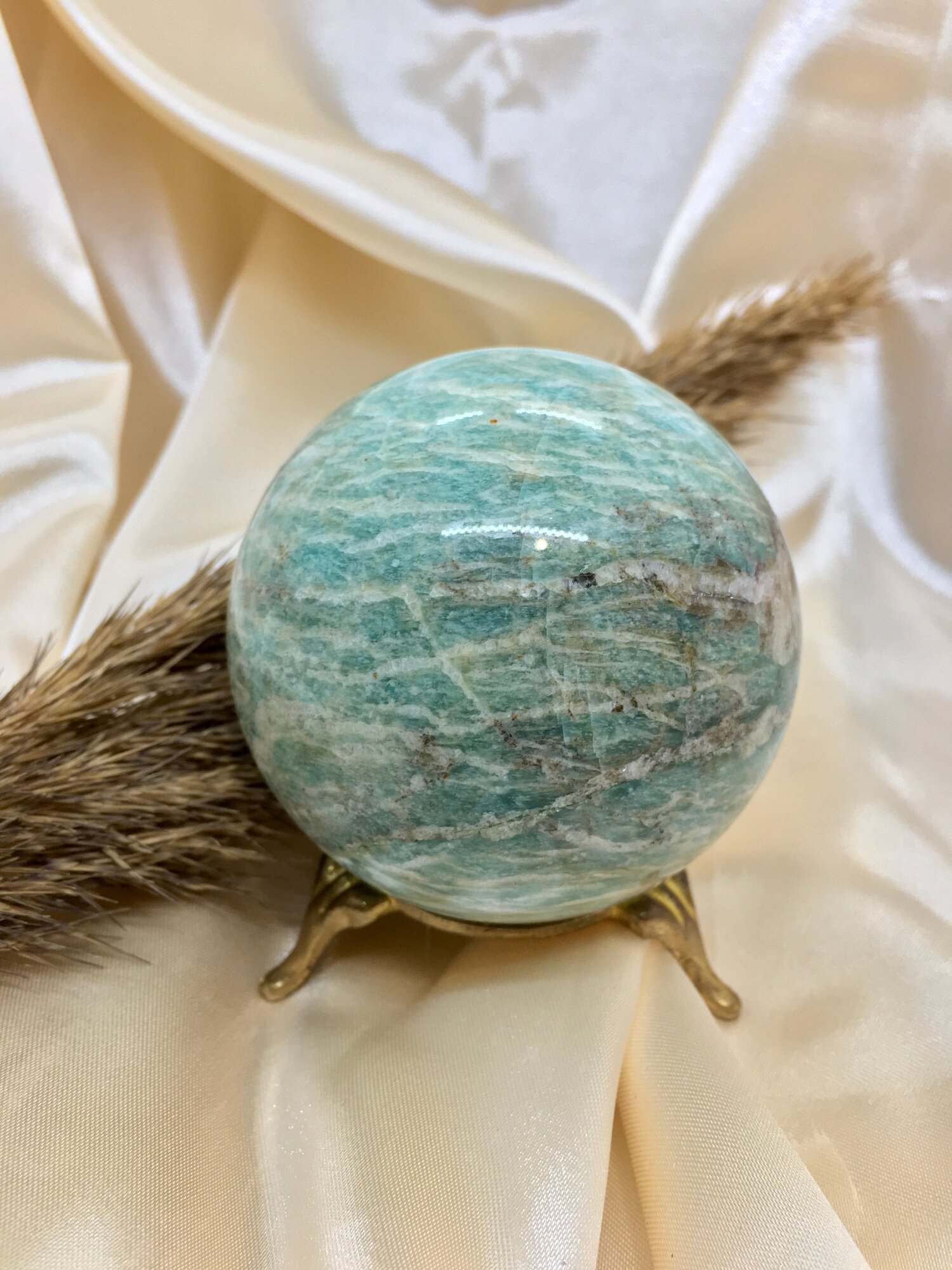 Подарок Сувенир Амазонит в форме шара