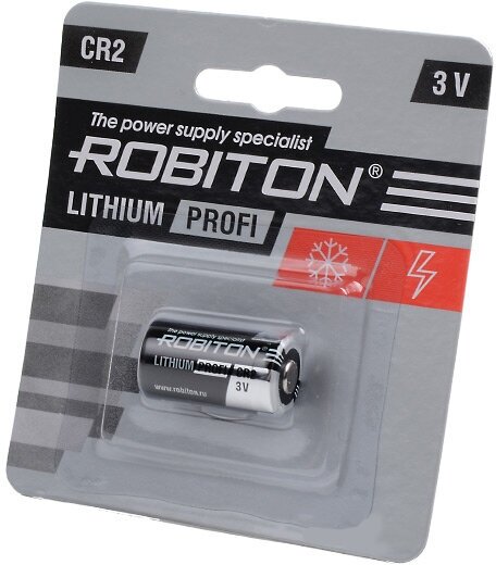 Батарейка ROBITON Lithium Profi CR2, в упаковке: 1 шт.