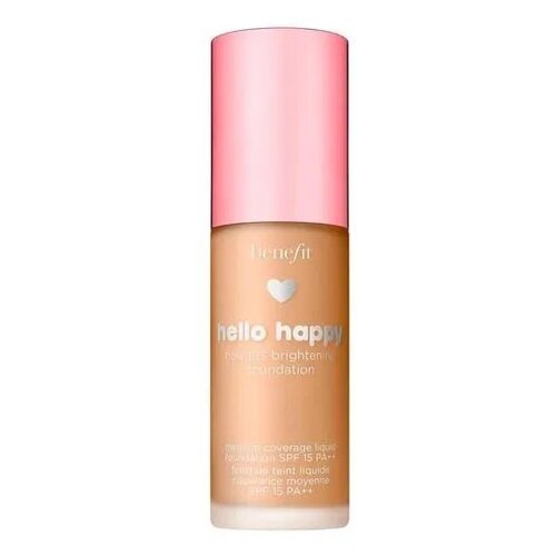 Benefit Hello Happy Flawless Liquid Foundation Тональная основа с эффектом сияния 4