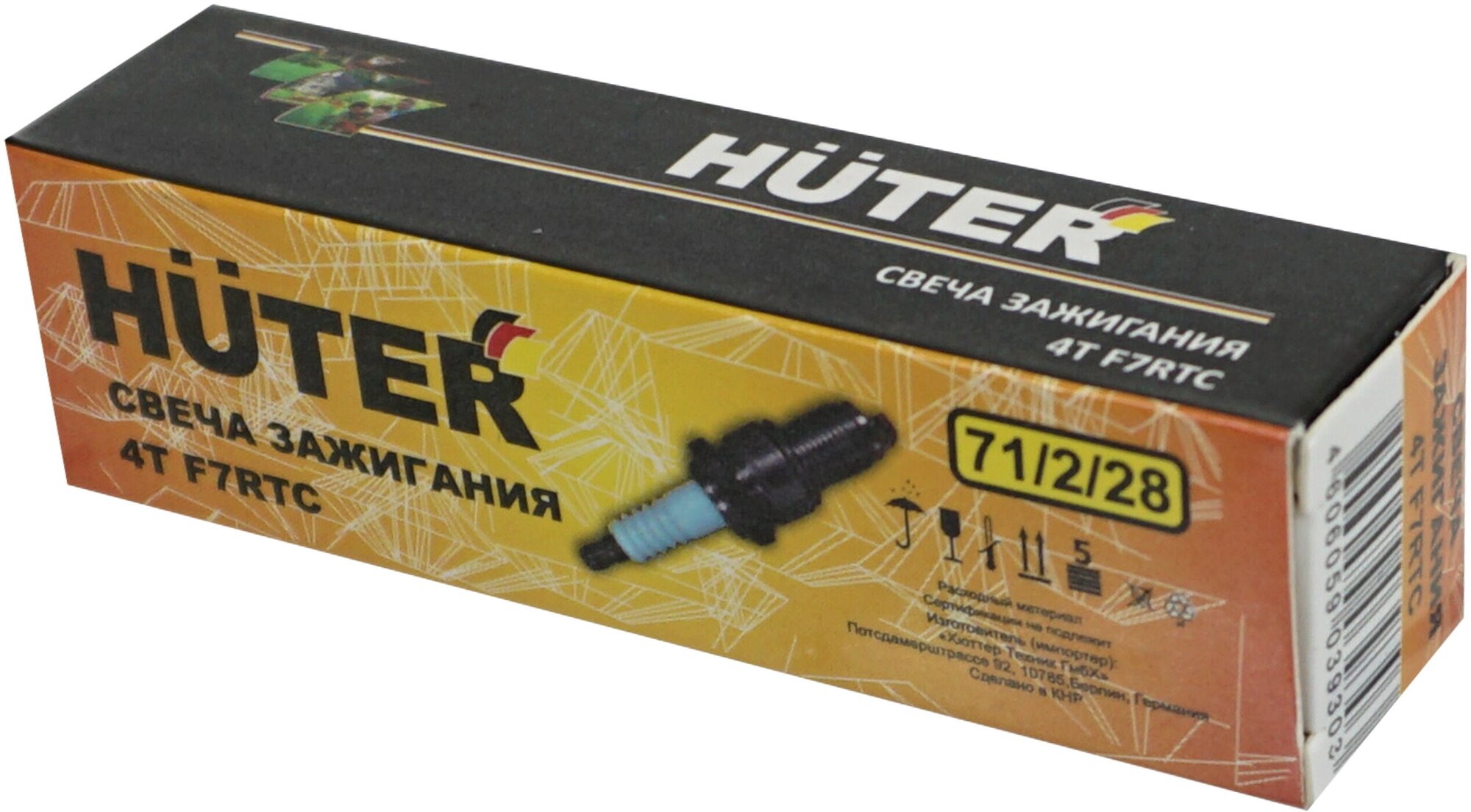 Свеча зажигания 4T F7RTC Huter