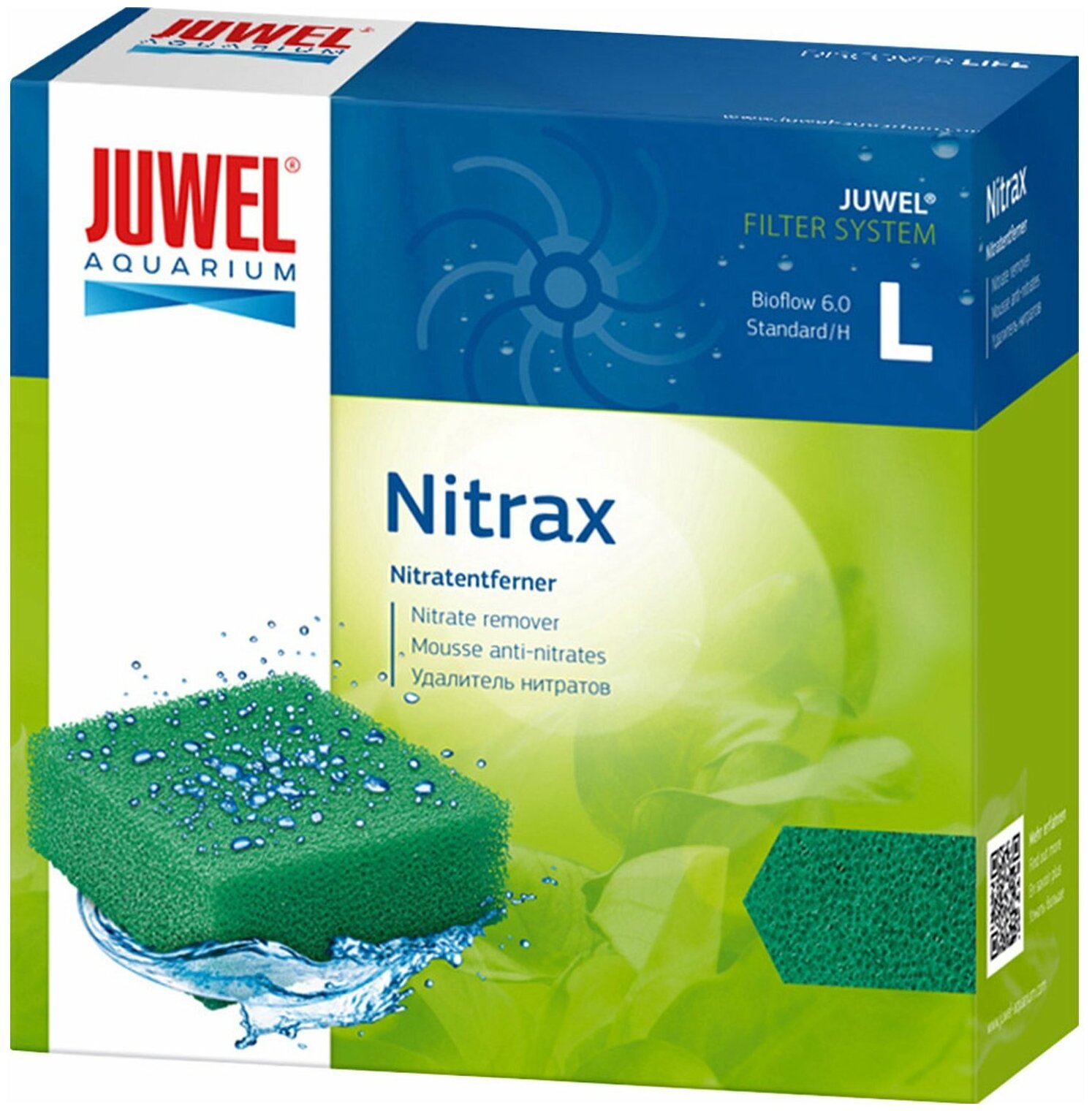 Губка Nitrax удаление нитратов для фильтра Bioflow 6.0/Standart/L (88105)
