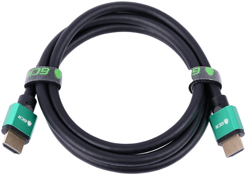 Кабель GCR HDMI - HDMI (GCR-HM461), 1.2 м, зеленый/черный - фотография № 4