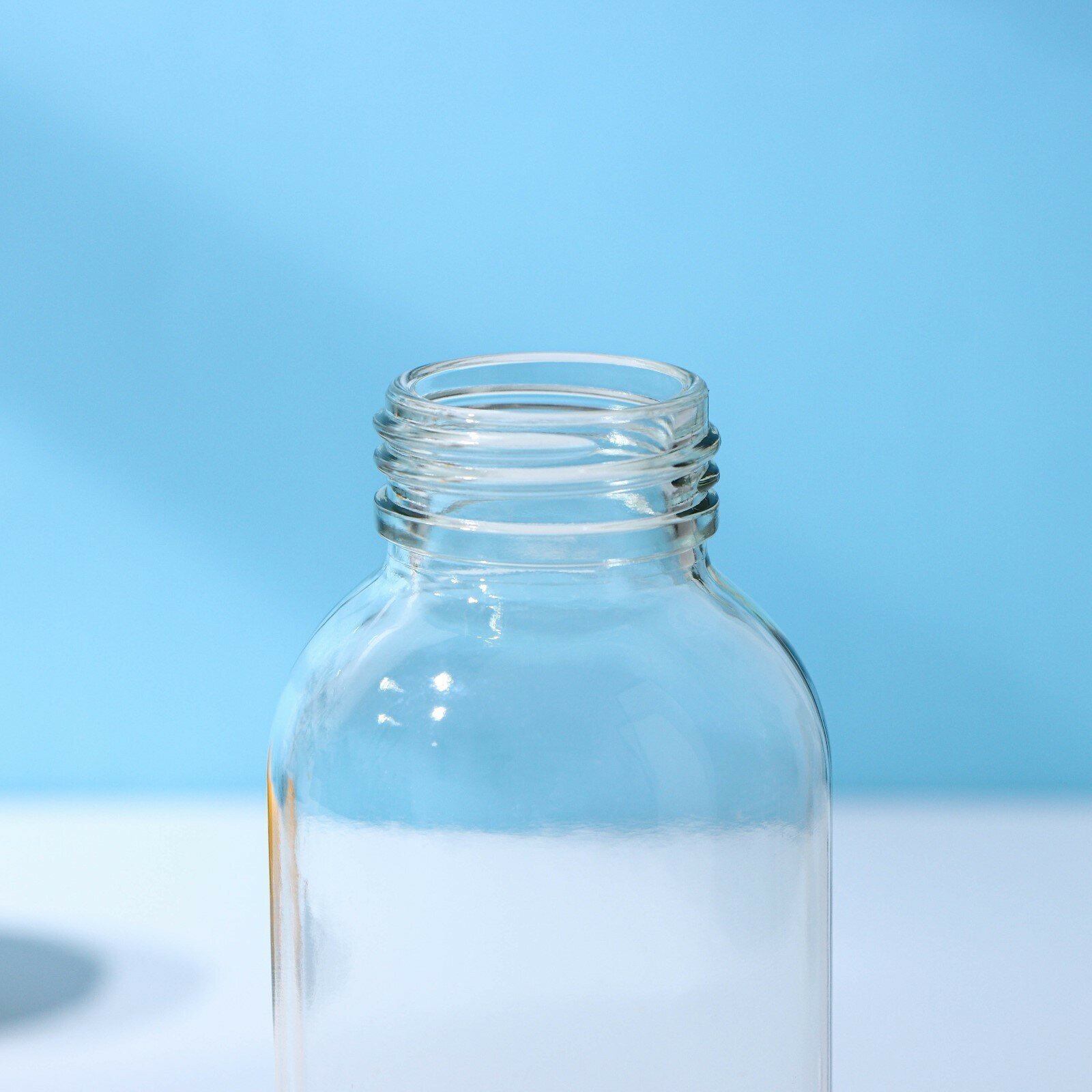 Бутылка для воды стеклянная «Лидо», 400 мл, h=18 см, цвет ремешка микс - фотография № 12