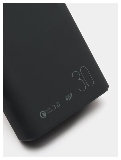 Внешний аккумулятор Olmio QS-30, 30000mAh, space-gray - фото №14