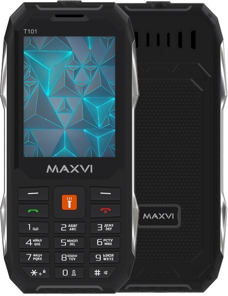 Мобильный телефон Maxvi T101 Черный - фотография № 1