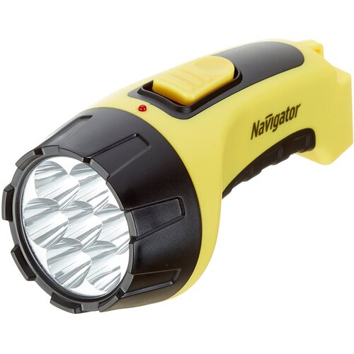 фото Фонарь ручной navigator (949522) светодиодный 7 led аккумуляторный sla 700 мач ударопрочный пластик с прямой зарядкой от сети