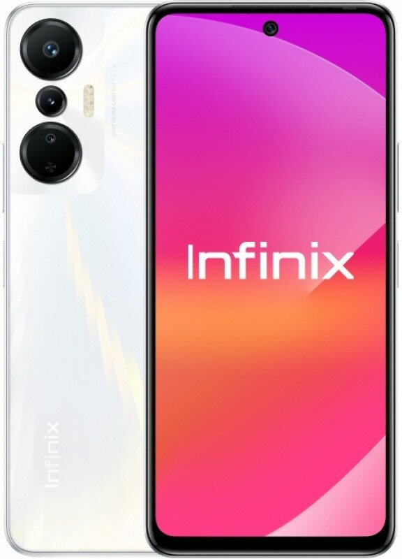 Смартфон Infinix HOT 20S 8/128Gb Light Rider White - фото №8