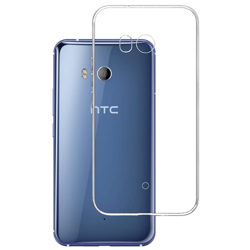 Чехол панель-накладка MyPads для HTC U11 ультра-тонкая полимерная из мягкого качественного силикона прозрачная