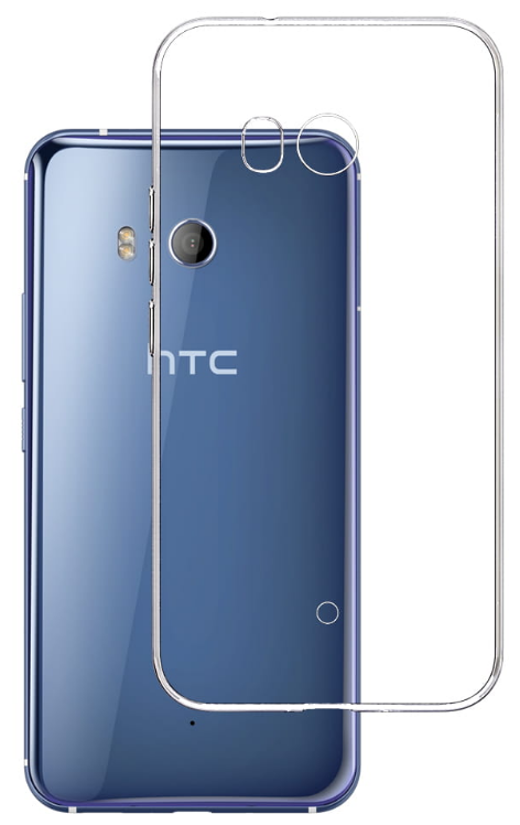 Чехол панель-накладка MyPads для HTC U11 ультра-тонкая полимерная из мягкого качественного силикона прозрачная