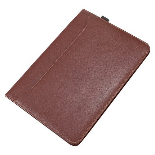 фото Чехол-футляр mypads для ipad pro 12.9 (2018) с визитницей и держателем для руки коричневый из кожи
