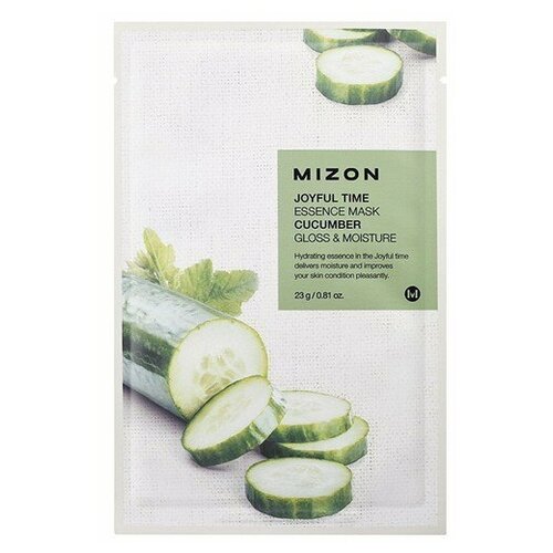 MIZON Joyful Time Essence Mask Cucumber Тканевая маска для лица с экстрактом огурца