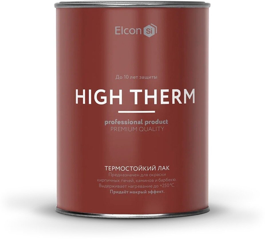 Лак термостойкий Elcon High Therm, 0,7 кг