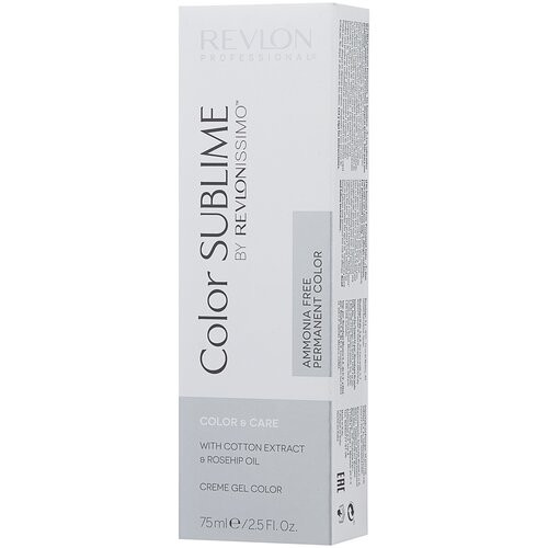 фото Revlon professional revlonissimo color sublime стойкая краска для волос, 6.41 темный блонд медно-пепельный, 75 мл