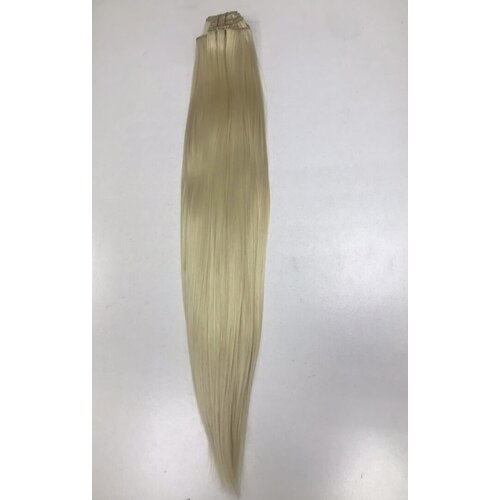 Накладные волосы на заколках, 8 прядные, 16 заколок, 70 см, 260 гр. Цвет русый (#24)