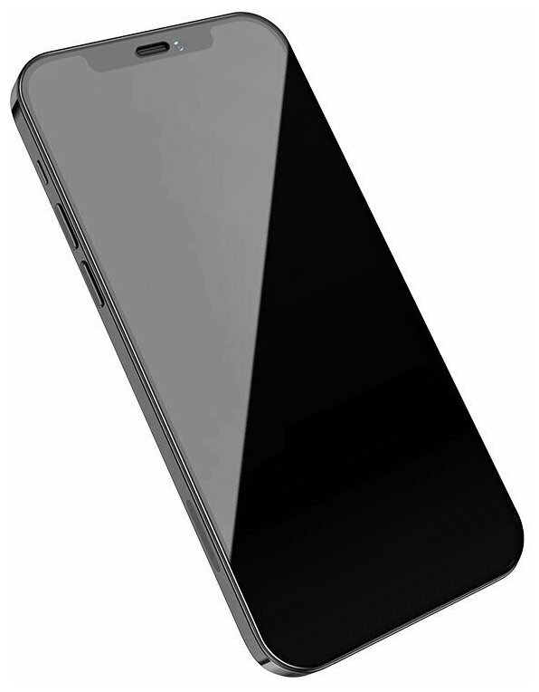 Противоударное стекло 2D Hoco A19 для Apple iPhone 12 mini (полное покрытие) черный