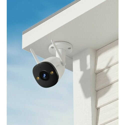 Камера видеонаблюдения wifi уличная IMOU IPC-F22FP-0280B-V3-imou 2Mp встроенный микрофон детекция движения обнаружение человека встроенный прожектор 679000₽