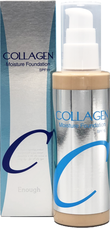 ENOUGH Collagen Moisture Foundation SPF15 #21 Увлажняющий тональный крем с коллагеном