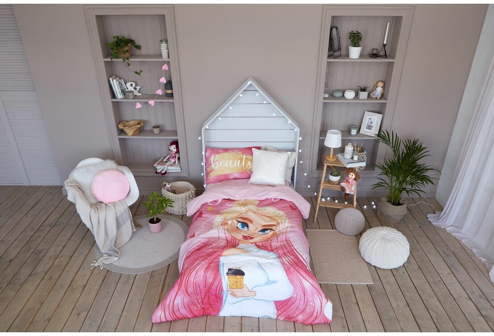 Комплект постельного белья Этель Fashion girl, 1.5-спальное, бязь, розовый - фотография № 9