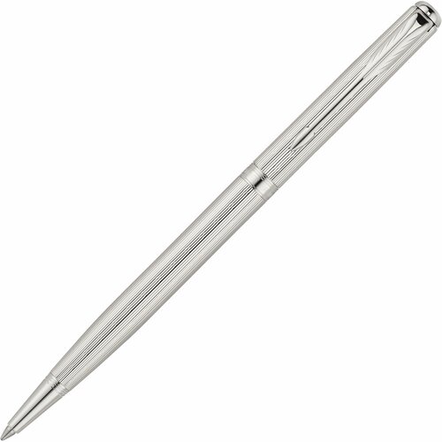 Шариковая ручка PARKER (Паркер) Sonnet Slim Silver Lustre (R0808320)