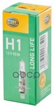 Лампа 12V H1 55W Hella Long Life 1 Шт. Картон 8Gh002089-351 HELLA арт. 8GH002089-351