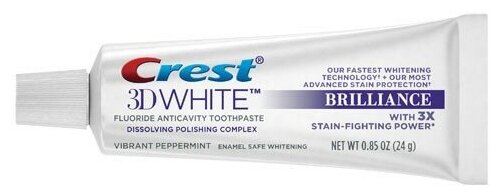Зубная паста Crest 3D White Brilliance 24 грамма