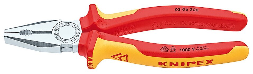 Плоскогубцы комбинированные KNIPEX KN-0306200