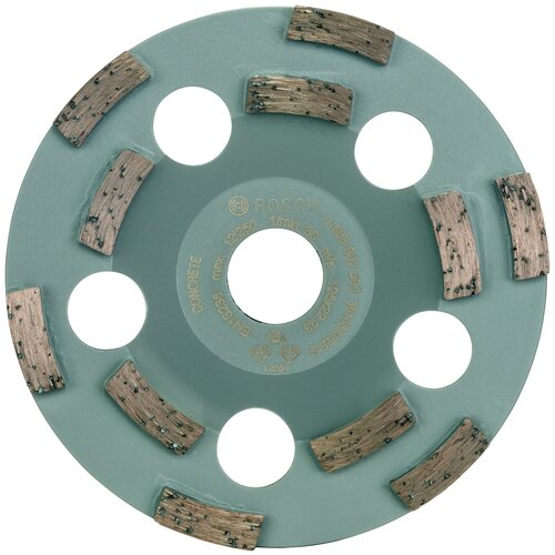 Чашка шлифовальная BOSCH 2608602552, 1 шт. диск алм bosch expert for concrete 300x22 сегмент 2 608 602 694 300 х 22 сегмент