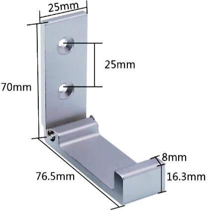 Крючок складной настенный металлический 2шт. Для одежды в прихожей . Крепление на стену в коридоре - фотография № 7