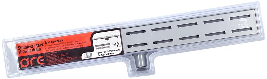 Трап для душа Ore Drain H1 универсальный затвор 600 мм нержавеющая сталь - фото №17