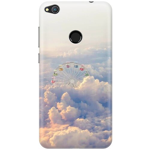 фото Re:pa накладка transparent для honor 8 lite / huawei p8 lite (2017) с принтом "колесо обозрения в облаках"