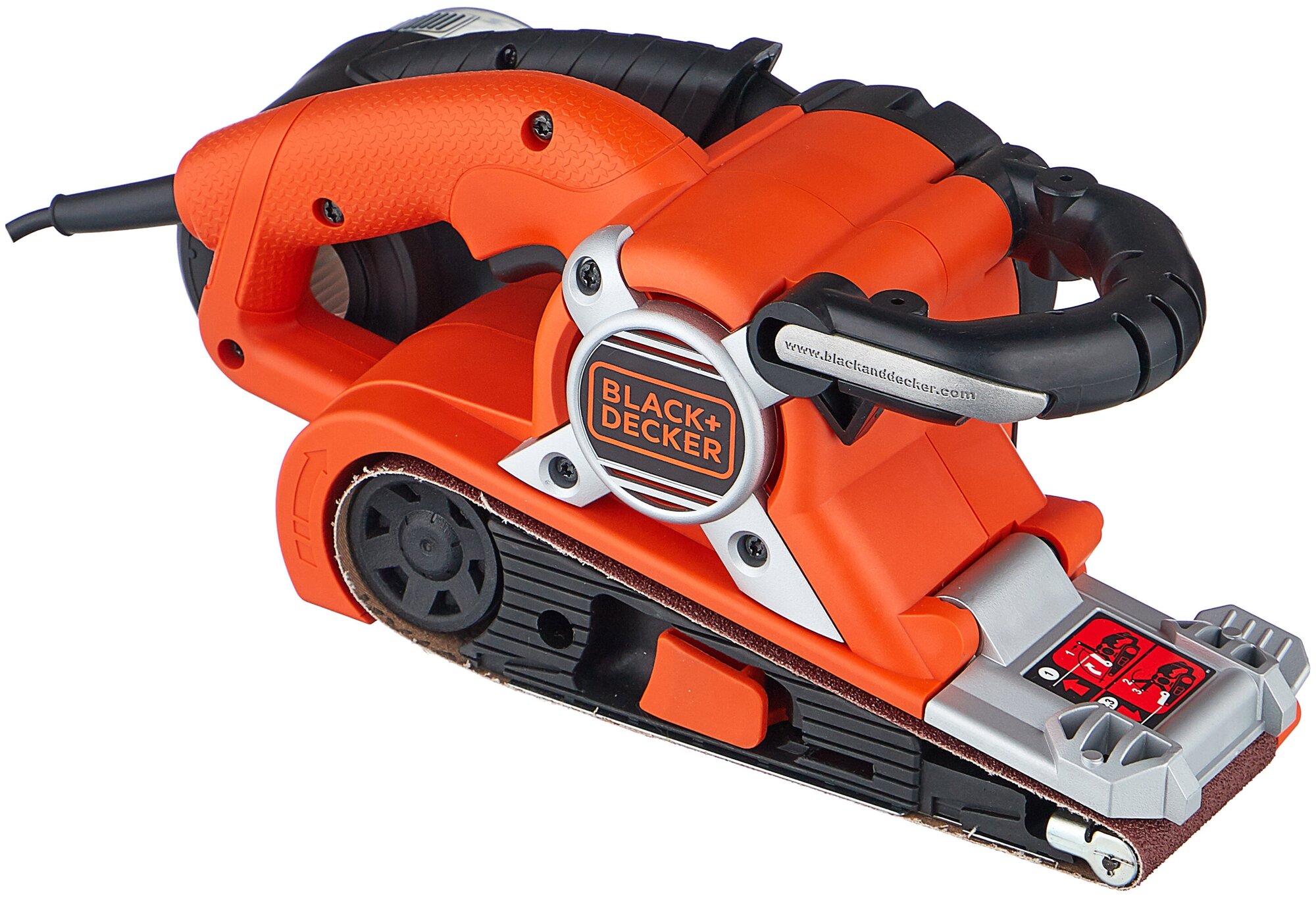 Ленточная шлифовальная машина BLACK+DECKER KA88, 720 Вт