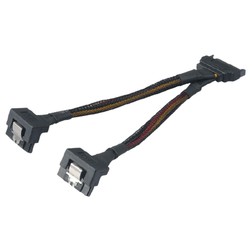 Разветвитель Akasa SATA - 2x SATA (AK-CBPW15-15BK), 0.15 м, черный