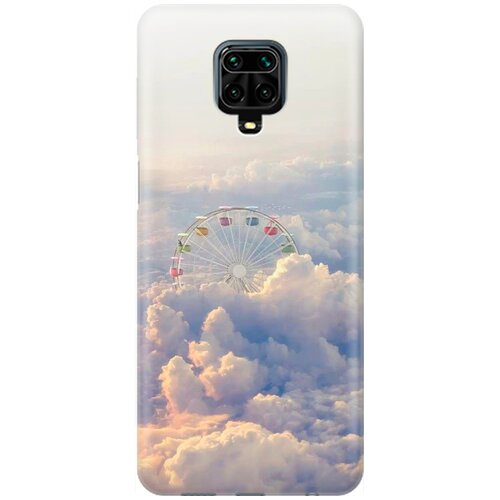 фото Re:pa накладка transparent для xiaomi redmi note 9s / note 9 pro с принтом "колесо обозрения в облаках"