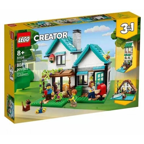 конструктор lego creator 31139 cozy house 808 дет Конструктор LEGO Уютный домик (31139 Cozy House)