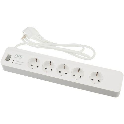 Сетевой фильтр APC Essential 5 Sockets 1.8m White PM5-RS