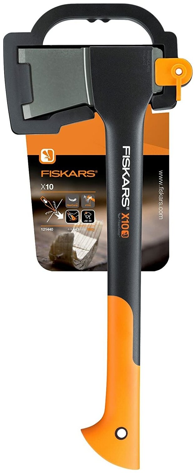 Топор универсальный Fiskars X10 - S - фотография № 1