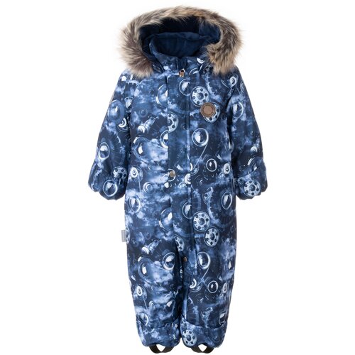 фото Комбинезон kerry размер 74, белый, синий