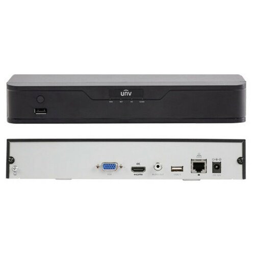 4-х канальный IP видеорегистратор UNIVIEW NVR301-04B-P4