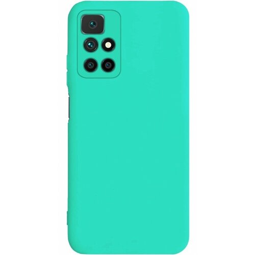 Накладка силиконовая Silicone Cover для Poco M4 Pro 5G / Xiaomi Redmi Note 11S 5G бирюзовая