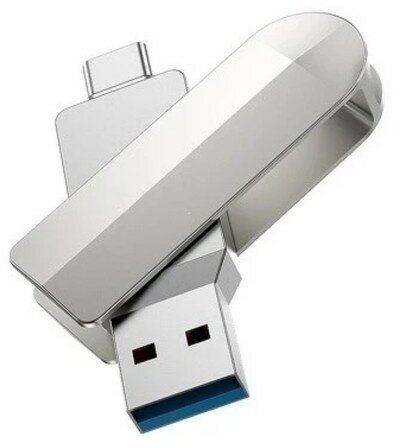 USB-флешка Hoco UD10 Wise, Type-C, 16GB, цвет серебристый, 1 шт - фотография № 3