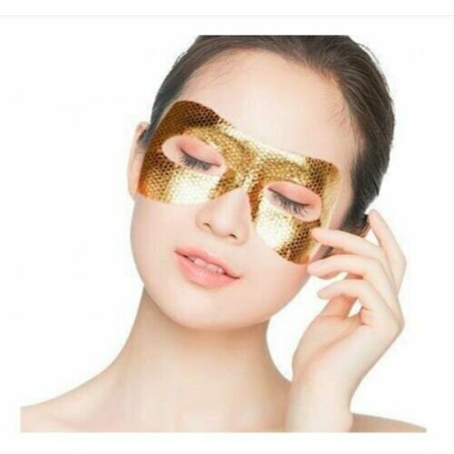 AHC Трехслойная фольгированная маска для области вокруг глаз с золотом и розой Premium Brightening Rose Gold Foil Eye Mask , 1 шт., 7 мл.