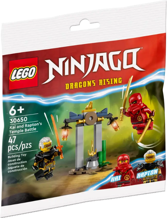 Конструктор LEGO NinjaGo 30650 Битва Кай и Рэптон